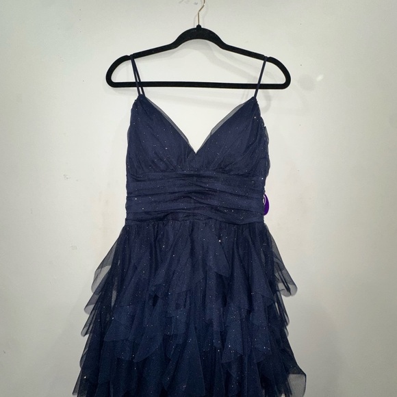 Windsor Dresses & Skirts - Windsor Navy Blue Layered Dress